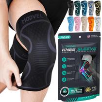 Knee Brace Modvel, pacote com 2 mangas de compressão para mulheres e homens Knee Brace Modvel, pacote com 2 mangas de compressão para mulheres e homens