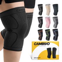 Knee Brace Support CAMBIVO, pacote com 2 unidades para artrite em corrida