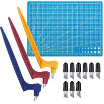 Knife utilitário Sutekus, 13 unidades, conjunto de lâminas rotativas de 360 Knife utilitário Sutekus, 13 unidades, conjunto de lâminas rotativas de 360