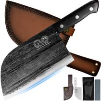 Knife XYJ autêntico desde 1986 Chef sérvio Full Tang