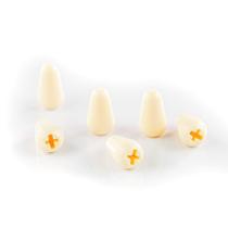 Knob Chaves Seletoras Guitarra (6 Peças) Spirit PST6-CREAM
