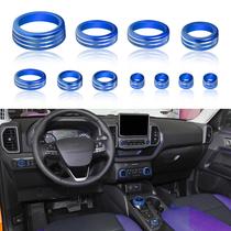 Knob Covers SENSHINE para Ford Bronco Sport 2021-2024, 11 unidades, azul