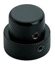 Knob Dolphin Metal Baixo Grosso Preto 13451 Push Pull