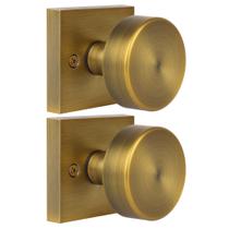 Knob Door Knob coolnews, pacote com 2 fictícios de latão antigo