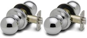 Knob Door Knob Copper Creek BK2020PS Ball Passage, pacote com 2 Knob Door Knob Copper Creek BK2020PS Ball Passage, pacote com 2