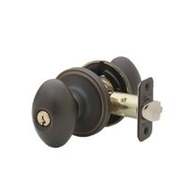 Knob Door Knob Copper Creek EK2040TB Egg Keyed Entry, 1 pacote