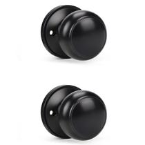 Knob Door KNOBWELL Dummy Single Side Matte Black, pacote com 2 Knob Door KNOBWELL Dummy Single Side Matte Black, pacote com 2