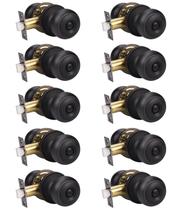 Knob Door KNOBWELL Oil Rubbed Bronze Privacy, pacote com 10