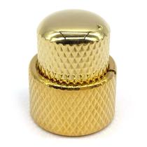 Knob duplo de Metal Concentrico Dourado 1un baixo guitarra Knob duplo de Metal Concentrico Dourado 1un baixo guitarra