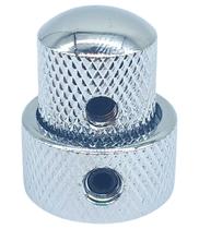 Knob Duplo Fino Metal CONCENTRICO LONGO Cromado DOLPHIN
