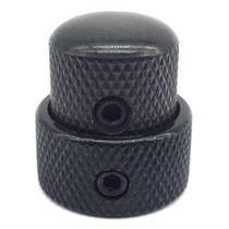 Knob duplo Metal concentrico medio PRETO DOLPHIN