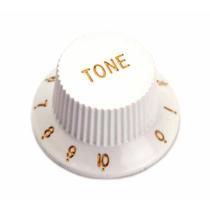 Knob Guitarra Strato Branco Tone Plástico Santo Angelo