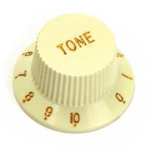 Knob Guitarra Strato Creme Tone Plástico Santo Angelo