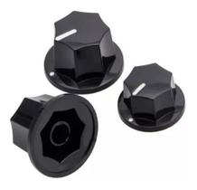 Knob jazz bass c/ 3 preto ronsani 606 Knob jazz bass c/ 3 preto ronsani 606