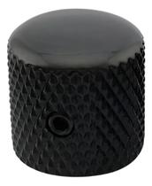 Knob metal preto para guitarra baixo com trava elephant ele0041