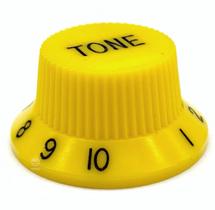 Knob Plástico Tone Guitarra Strato PST-T Amarelo