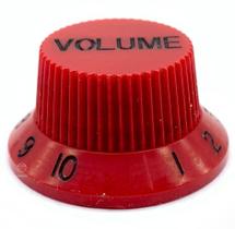 Knob Plástico Volume guitarra strato PSV-V Vermelho