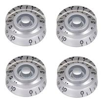 Knob prata les paul - 4 unidades