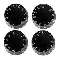 Knob preto les paul - 4 unidades Knob preto les paul - 4 unidades