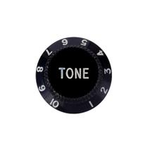 Knob Preto Tone Plástico Guitarra Stratocaster Dolphin 7399