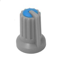 Knob Pvc Cinza Com Seta Azul Para Pot Kb 16mm C2s-900484601 Brasiltec