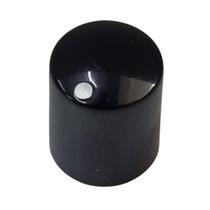 Knob Slim Preto Marcação Ponto Branco Ronsani