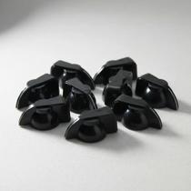 Knobs chiken head preto Emb Com 3 Peças Knobs chiken head preto Emb Com 3 Peças