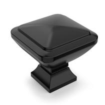 Knobs de armário Asidrama, pacote com 30 cm, preto fosco, 3 cm para cozinha