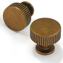 Knobs de armário Talentedeco Antique Brass Zinc, pacote com 10