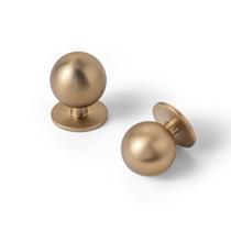 Knobs de armário Yanxia Champagne Bronze, pacote com 12, 2,5 cm