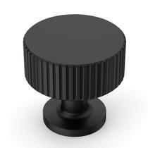 Knobs de gabinete Amerdeco Matte Black, pacote com 10, 2,7 cm