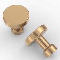 Knobs de gabinete Asidrama, pacote com 10, champanhe, bronze, 3 cm