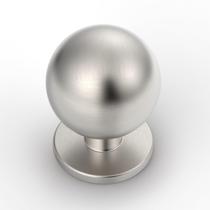 Knobs de gabinete Asidrama Satin Nickel, pacote com 10, 3 cm