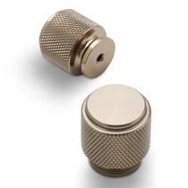 Knobs de gabinete BUKOBYHE Champagne Bronze Knurled, pacote com 10