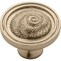 Knobs de gabinete Franklin Brass Seaside Nautilus 37 mm, pacote com 5