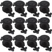 Knobs de gabinete Kelier Vintage Black Zinc Alloy, pacote com 12