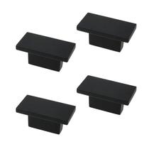 Knobs de gabinete Mcredy 40x21x20mm em liga de zinco, pacote com 4