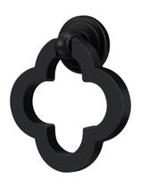 Knobs de gabinete Ruiao, 5,5 cm, liga de zinco preta, pacote com 10