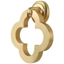 Knobs de gabinete Ruiao 55 mm em liga de zinco dourada, pacote com 6