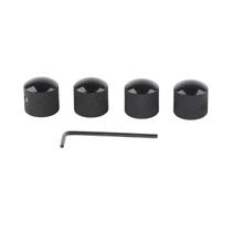 Knobs de guitarra elétrica Bnineteam Aluminium Aluminium Alloy 4 unidades