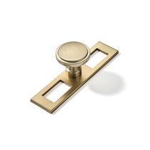 Knobs Khtumeware, pacote com 5, placa traseira, champanhe, bronze