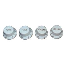 Knobs Para Guitarra Strato Andaluz Kb Branco Com 4 Knobs Para Guitarra Strato Andaluz Kb Branco Com 4
