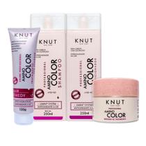 Knut Amino Color Kit Shampoo + Cond + Mascara + Hair Remedy