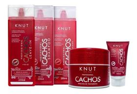 Knut Cachos Cabelos Ondulados Crespos E Cacheados Kit 5itens