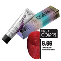 KNUT Colors 50g - Louro Escuro Vermelho Intenso 6.66