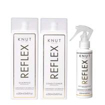 Knut Kit Reflex Shampoo e Condic. 250ml + Spary Fluid 120ml