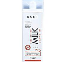 Knut Profissional Milk Leave-in 250ml Proteínas Do Leite enfraquecidos quimicamente tratados controla frizz hidrata l