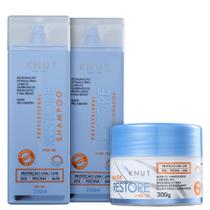 Knut Restore Kit Shampoo + Condicionador + Mascara