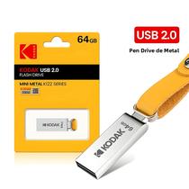 KODAK K122 Chave USB 2.0 De Metal 128GB 32GB 64GB Mini Pen Drive Memória Para PC Laptop Carros KODAK K122 Chave USB 2.0 De Metal 128GB 32GB 64GB Mini Pen Drive Memória Para PC Laptop Carros