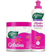 kolene kit Gelatina e Ativador de Cachos Superfinalizadores pra todas curvaturas